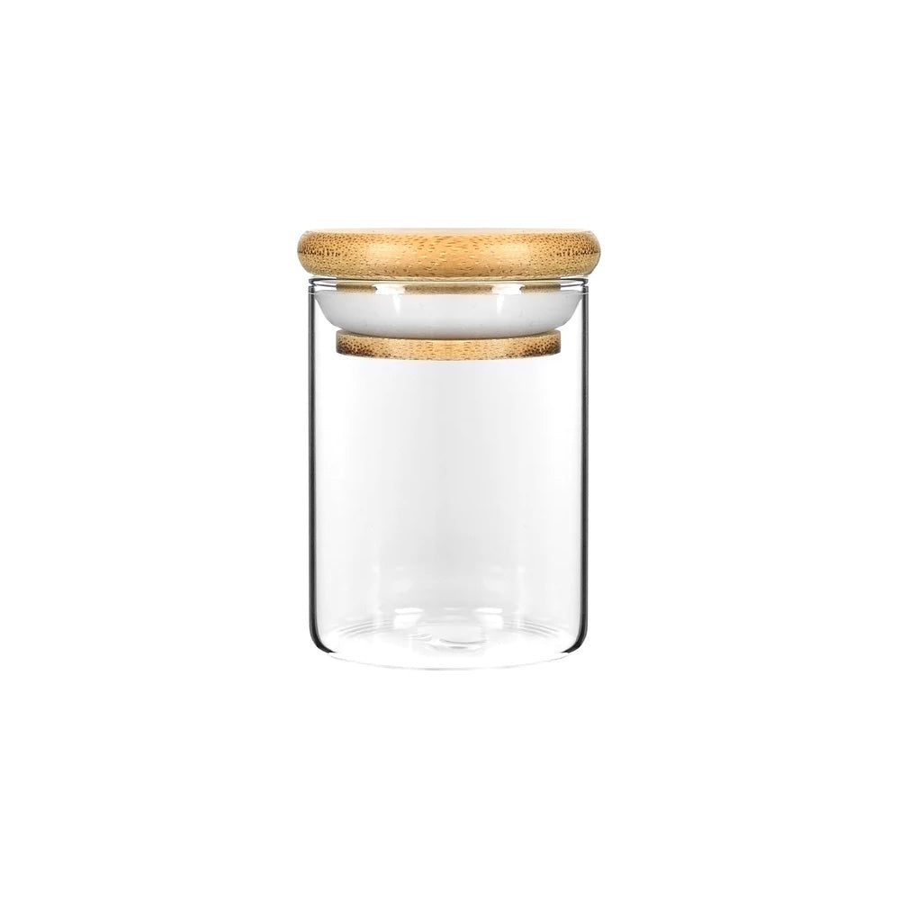 Tubular Jar with Bamboo Lid 100ml - Global Fuentes