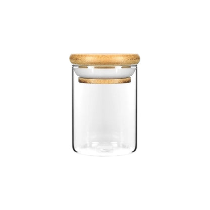 Tubular Jar with Bamboo Lid 100ml - Global Fuentes