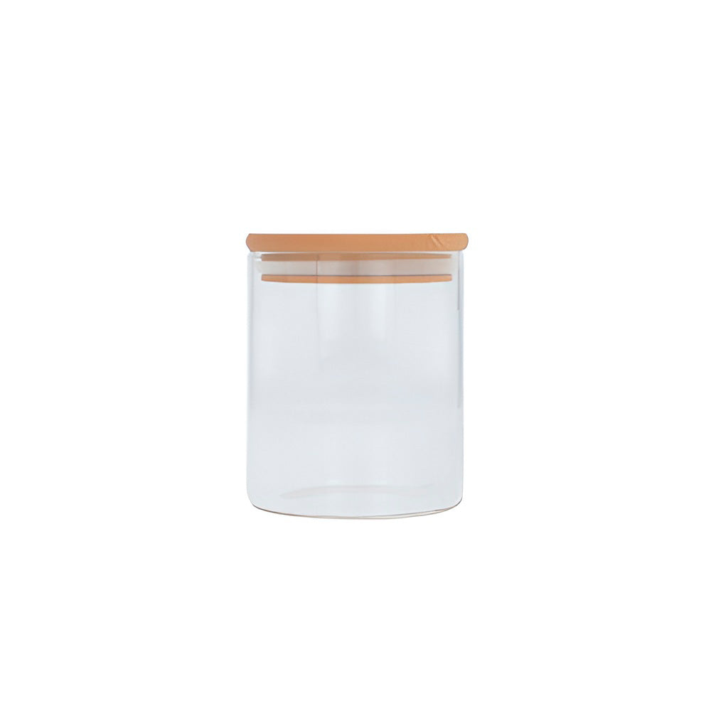 Tubular Jar with Bamboo Lid 500ml - Global Fuentes