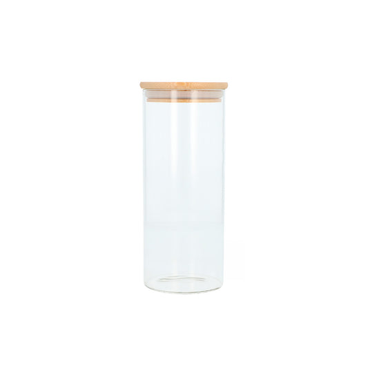 Tubular Jar with Bamboo Lid 2L - Global Fuentes