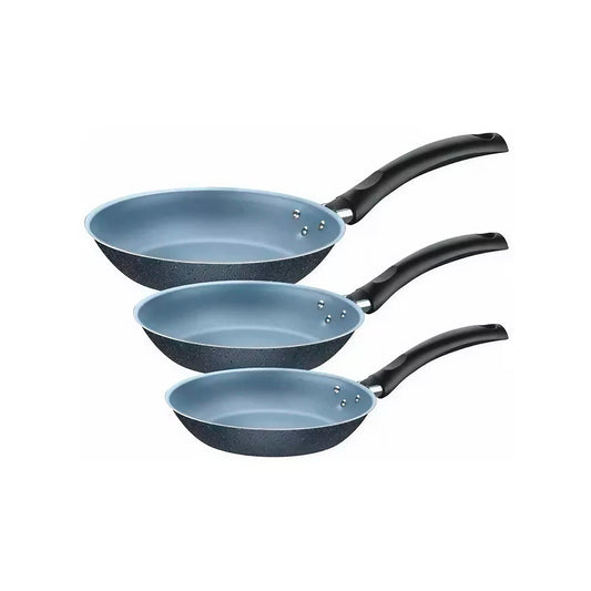 Turim Blue Frying Pan Set - 3 pieces - Tramontina