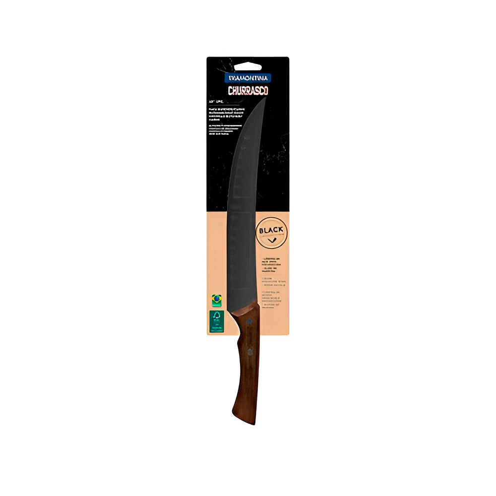 Cuchillo Carnicero Churrasco Black 10cm - Tramontina