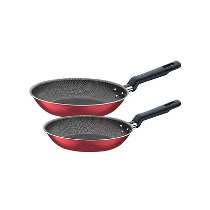 Bergamo Red Frying Pan Set - 2 pieces - Tramontina