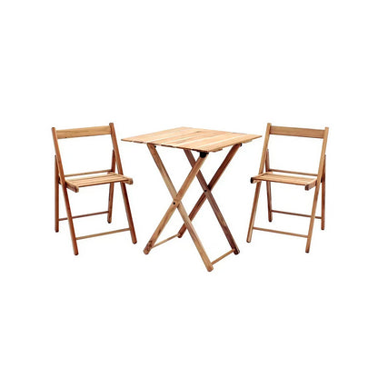 Lille Folding Table and Chairs Set - 3 pieces - Tramontina