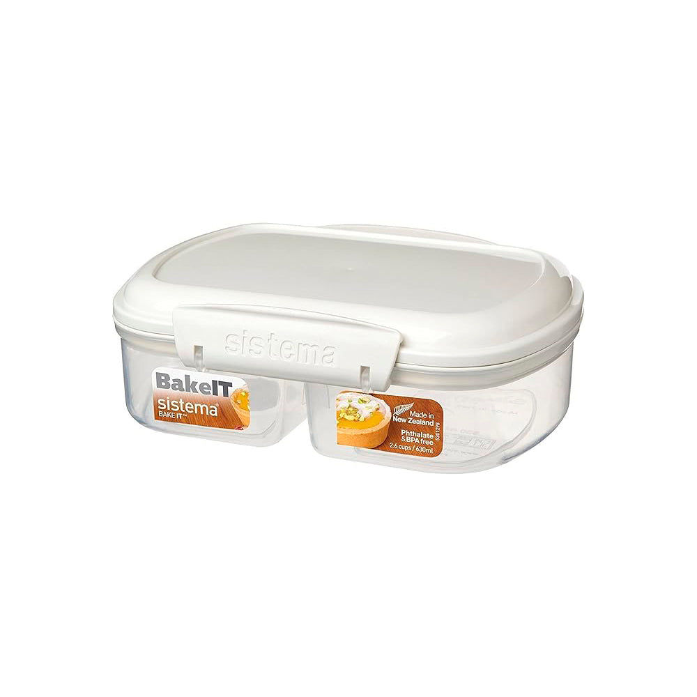 Bake It Split Airtight Tupper Container 630ml - System