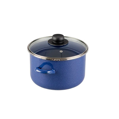 Straight Pot with Lid 26cm Blue - EKCO 