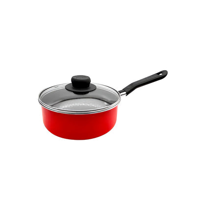 Non-stick Saucepan with Lid Classic 18cm Red - EKCO 