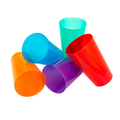 Vaso Jumbo Traslucido 750ml / 24oz Colores - 1175 - Tecniplast