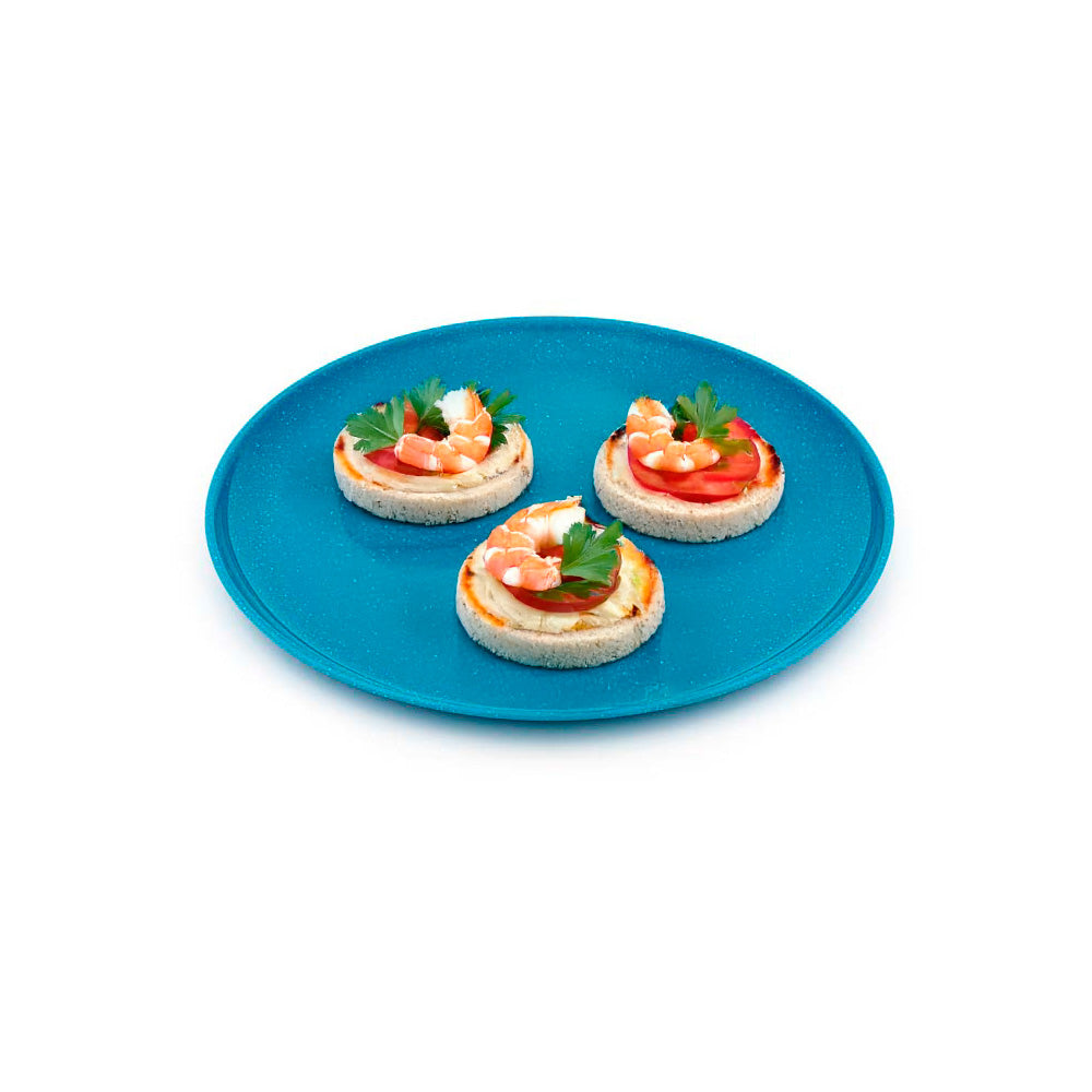 Plato Tres Tostadas 24.5cm Plasti Peltre - 1706 - Tecniplast