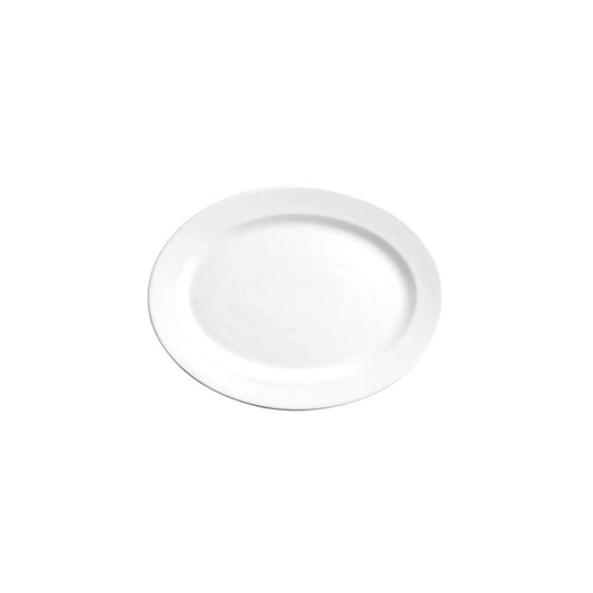 Polar Oval Plate 31cm White - Anfora