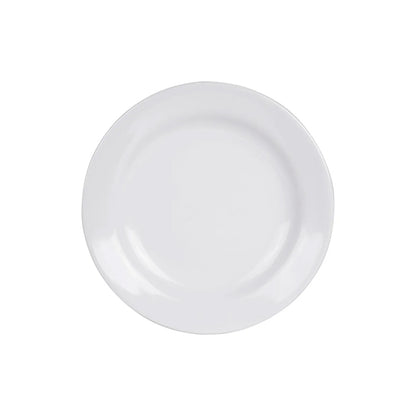 Polar Carving Plate 23cm White - Anfora