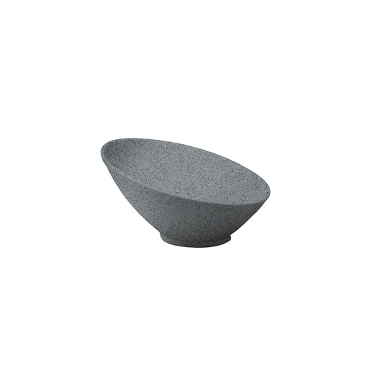 Gray Granite Tilted Bowl 25cm - Tavola