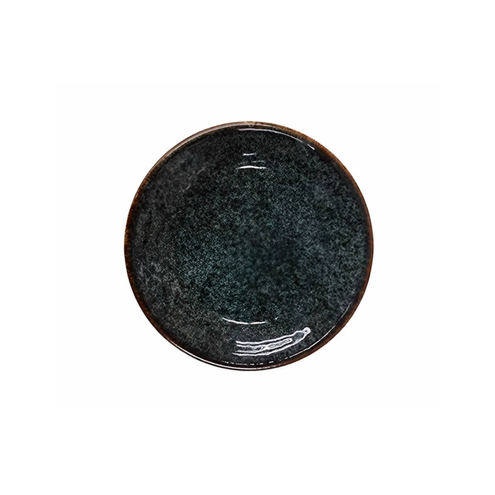 Plato Trinche Chena Sin Relieve Cabo 27cm Negro - Anfora