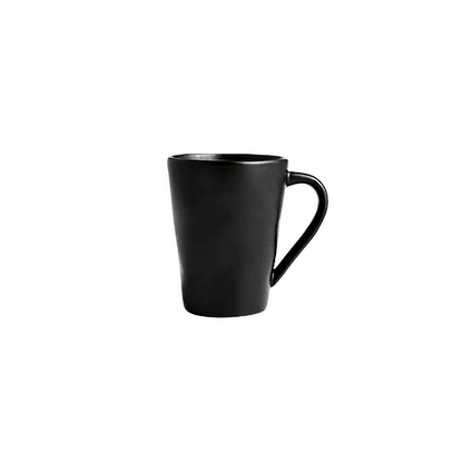 Chena Matte Black Conical Mug 355ml - Anfora