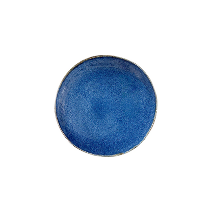 Plato Trinche Chena Sin Relieve Cabo 27cm Indigo - Anfora