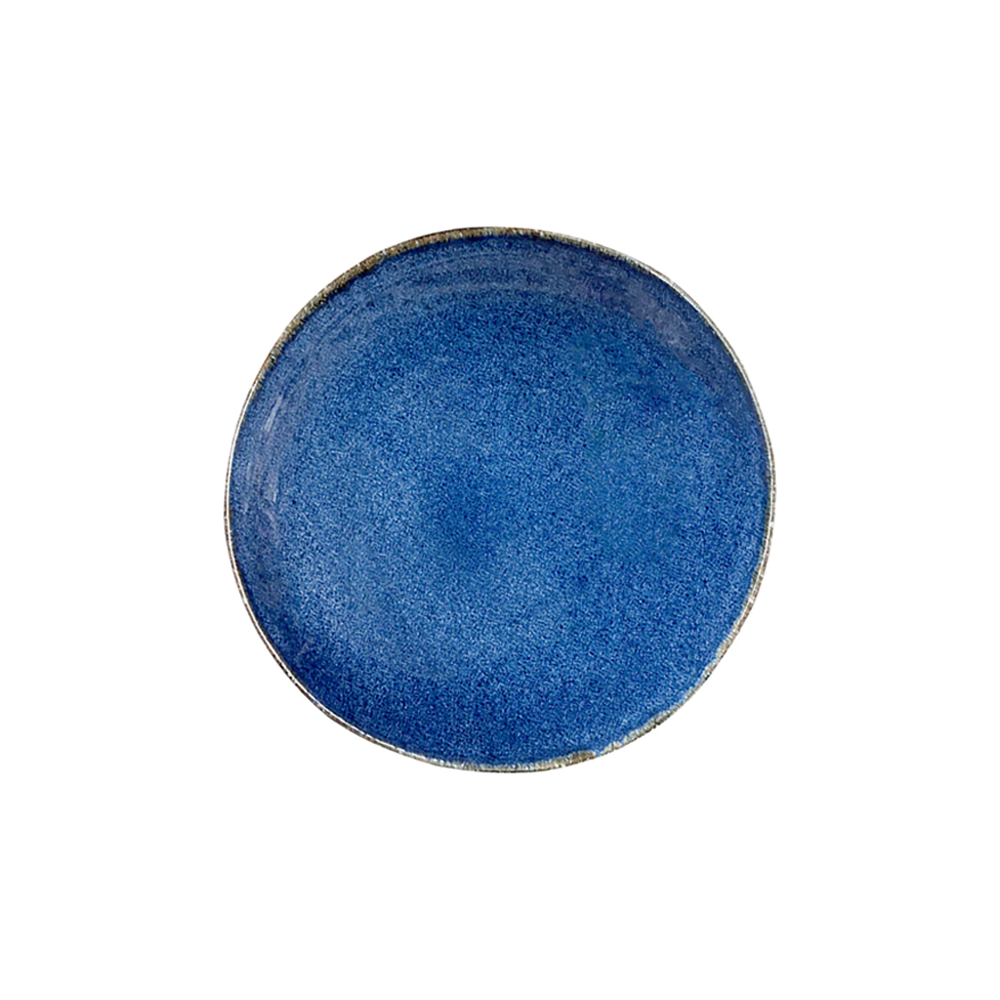 Plato Trinche Chena Sin Relieve Cabo Indigo 15cm - Anfora