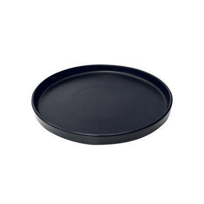 Plato Trinche Mediterraneo Mate 23cm Negro - Anfora