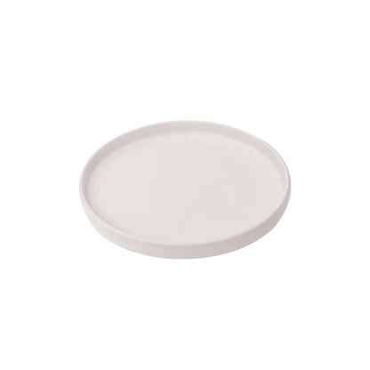 Mediterranean Carving Plate 23cm White - Anfora