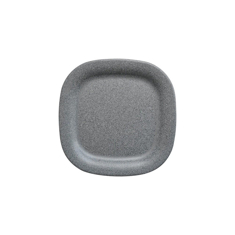 Plato Cuadrado Gray Granite 20cm - Tavola