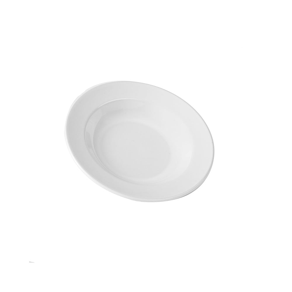 Glacial White Soup Plate 23cm - Santa Anita
