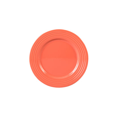 Circles Sarape Pastry Plate 21cm Coral - Santa Anita