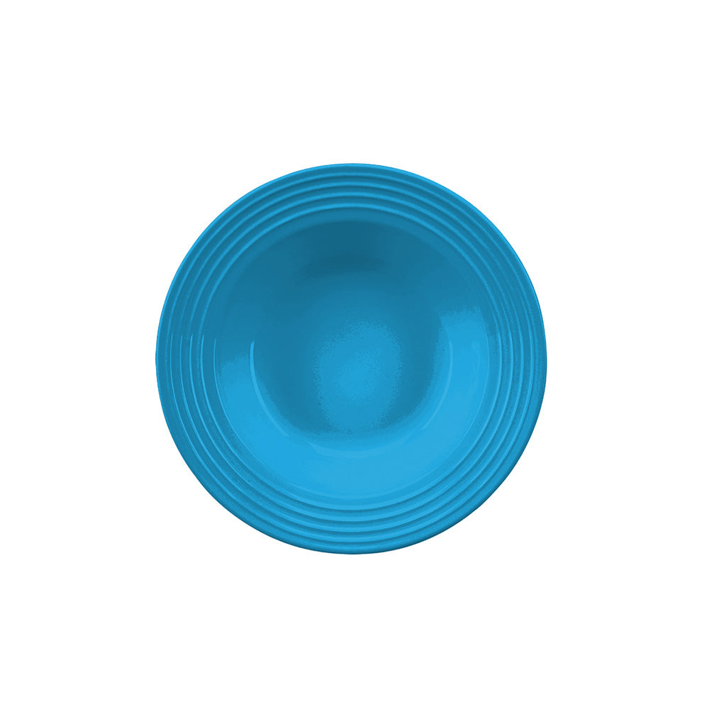 Circles Sarape Soup Plate 400ml Blue - Santa Anita
