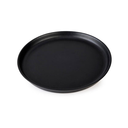 Plato Trinche Gourmet Manhattan Semi Matte 26cm Negro - Santa Anita