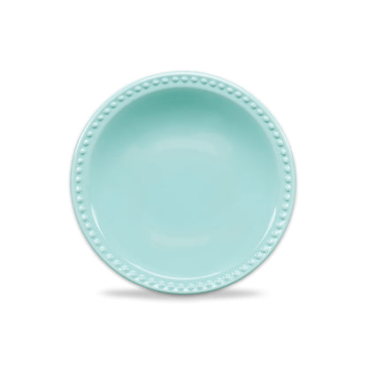 Emboss Mauve Soup Plate 700ml Baby Turquoise - Santa Anita