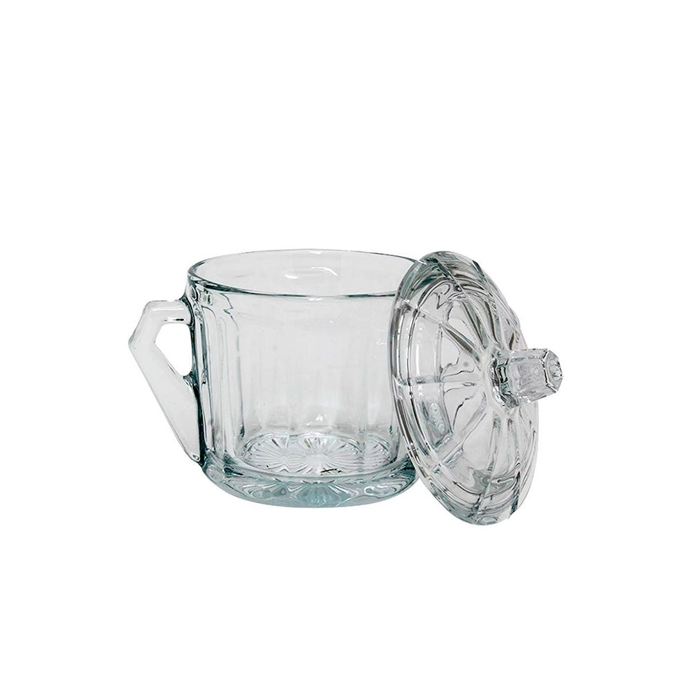 Sugar Bowl with Glass Lid 375ml - Crisa