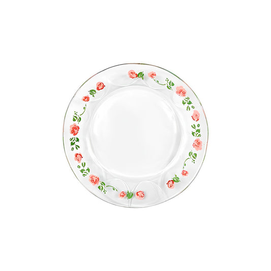 Arcos Red Roses Plate 20.5cm - Crisa 
