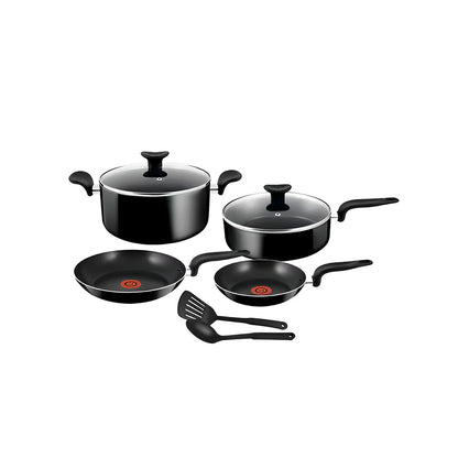 Bateria de Cocina Easy Care Negro - 8 piezas - Tefal