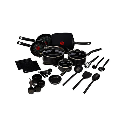 Initiative Black Cookware Set - 20 pieces - Tefal