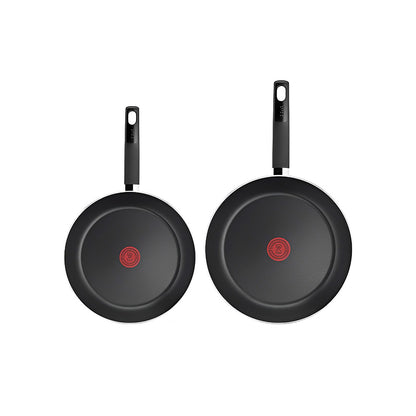 Simplicity Black Frying Pan Set - 2 pieces - Tefal