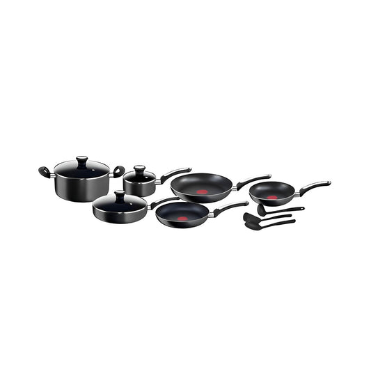 Platinum Black Cookware Set - 12 pieces - Tefal