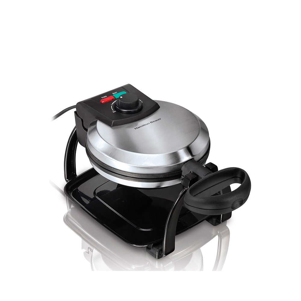 Belgian Rotating Round Waffle Maker - 26010R - Hamilton Beach