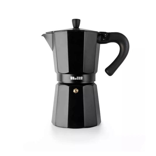 Italian Express Bahia Coffee Maker 150ml / 3 cups Black - Ibili