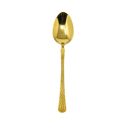 Cuchara de Mesa Martillado 21.5cm Gold - Vizcaina