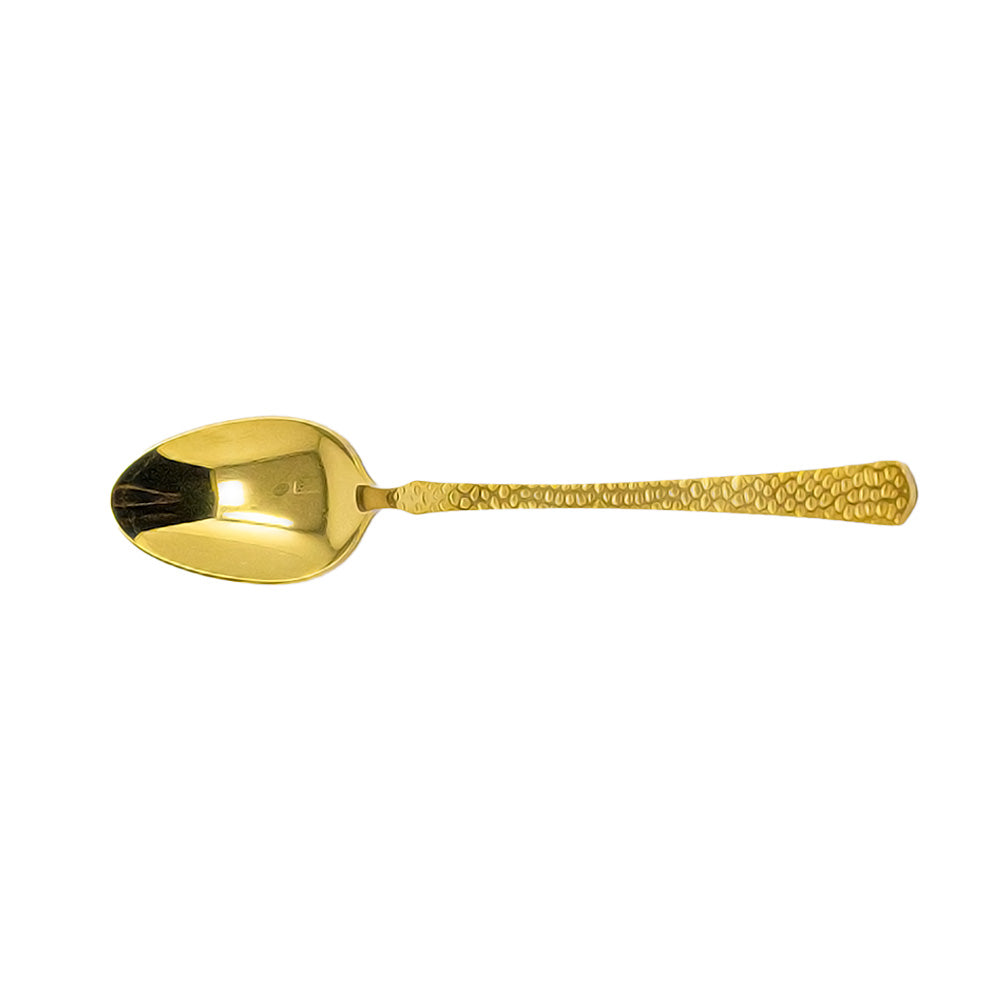 Cuchara de Mesa Martillado 21.5cm Gold - Vizcaina
