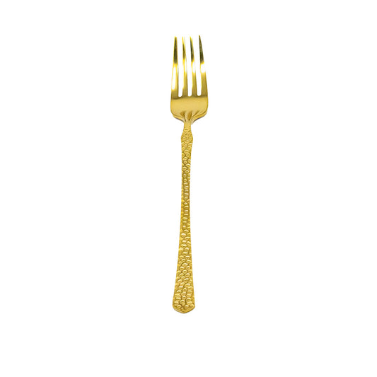 Tenedor de Mesa Martillado 15.5cm Gold - Vizcaina