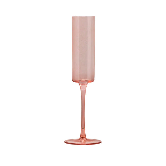 Copa Tipo Flauta Rioja Cristal 180ml Rosa - Vizcaina