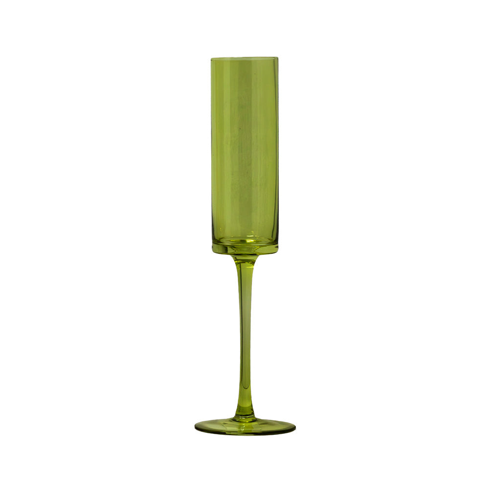 Copa Tipo Flauta Rioja Cristal 180ml Verde - Vizcaina