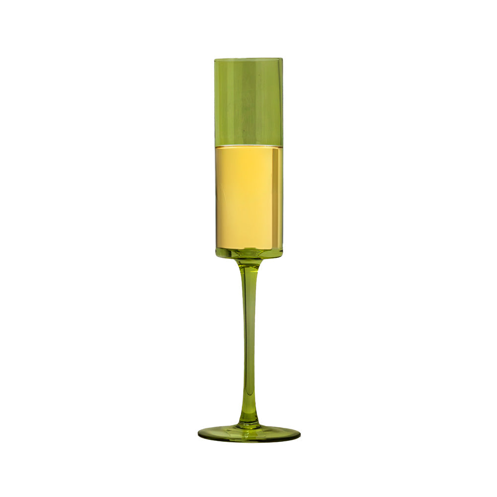 Copa Tipo Flauta Rioja Cristal 180ml Verde - Vizcaina