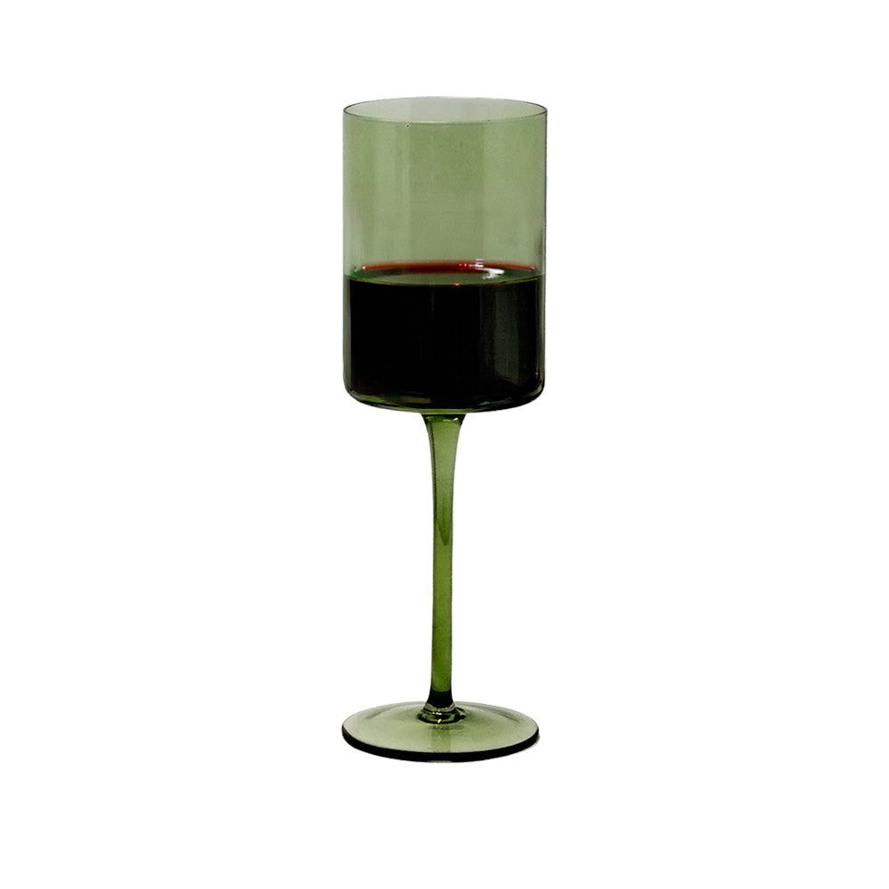 Copa para Vino Rioja Cristal 210ml Verde - Vizcaina
