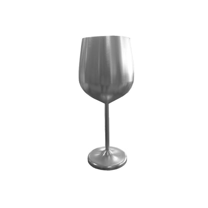 Nuvo Wine Glass 525ml Silver - 21st Century 