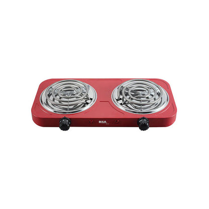 Double Electric Grill 2000w Red - Disa