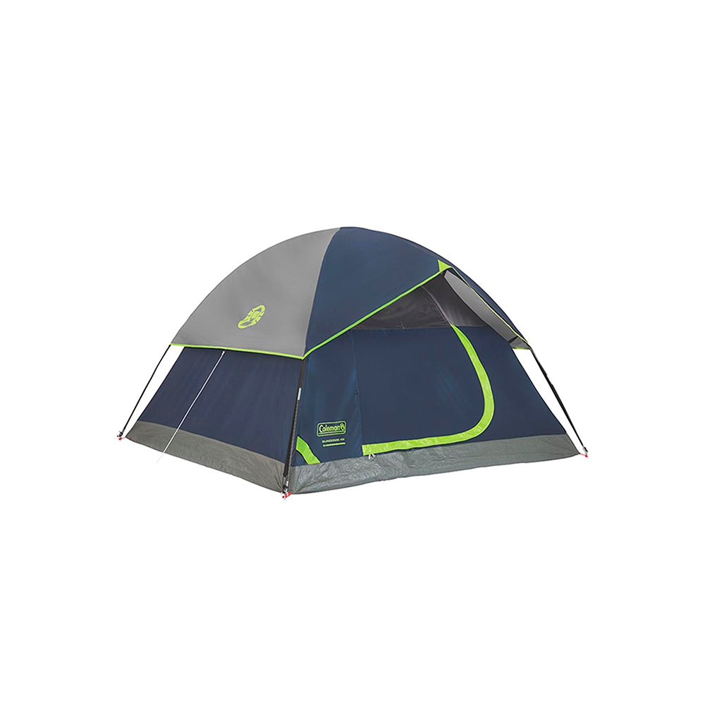 Sundome 4 Person Blue/Grey Camping Tent - Coleman