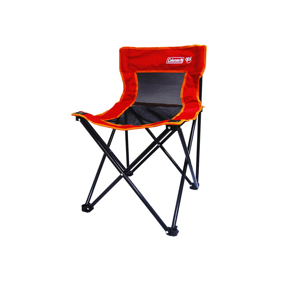 Silla Plegable con Malla Sencilla Go! Rojo - Coleman