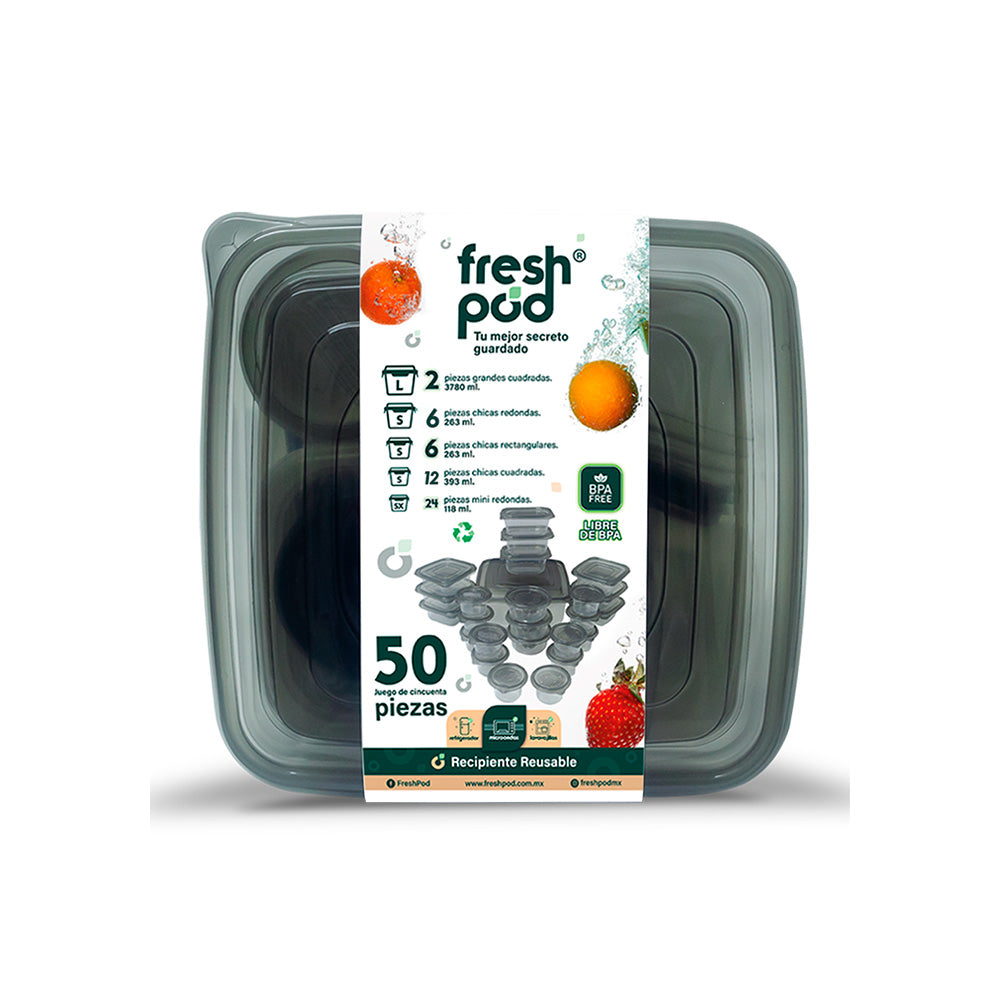 Tupper Prakti-Pod Container - 50 pieces - Freshpod