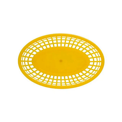Fast Food Oval Basket 23x15cm Yellow - Travessa