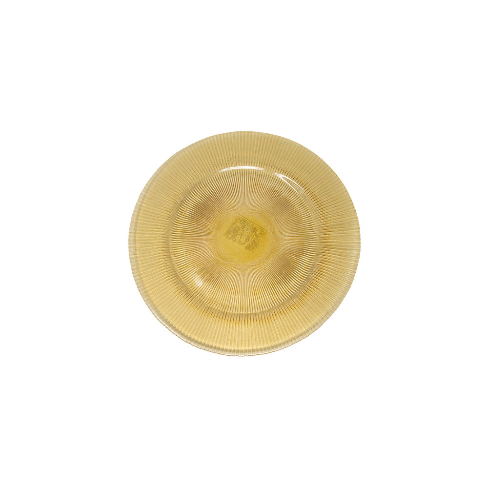 Venice Amber Base Plate 33.5cm - Vittori